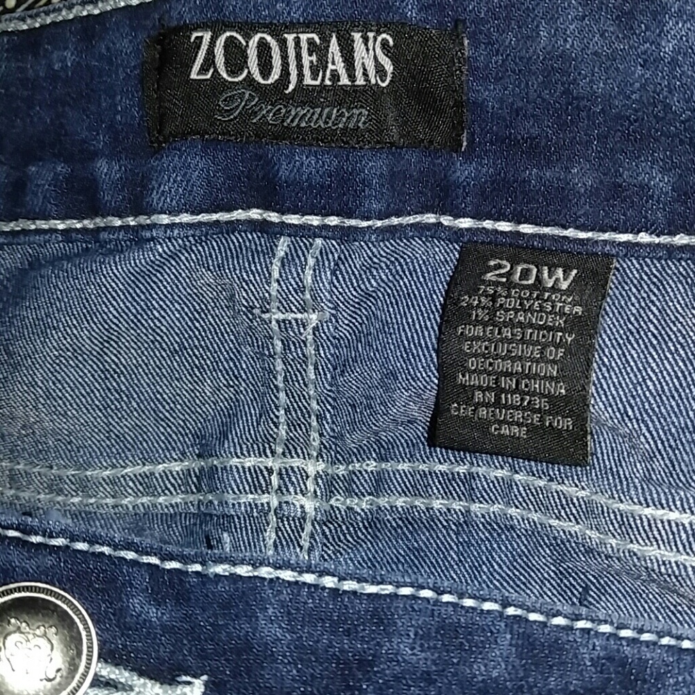 Size 20 blue jean
